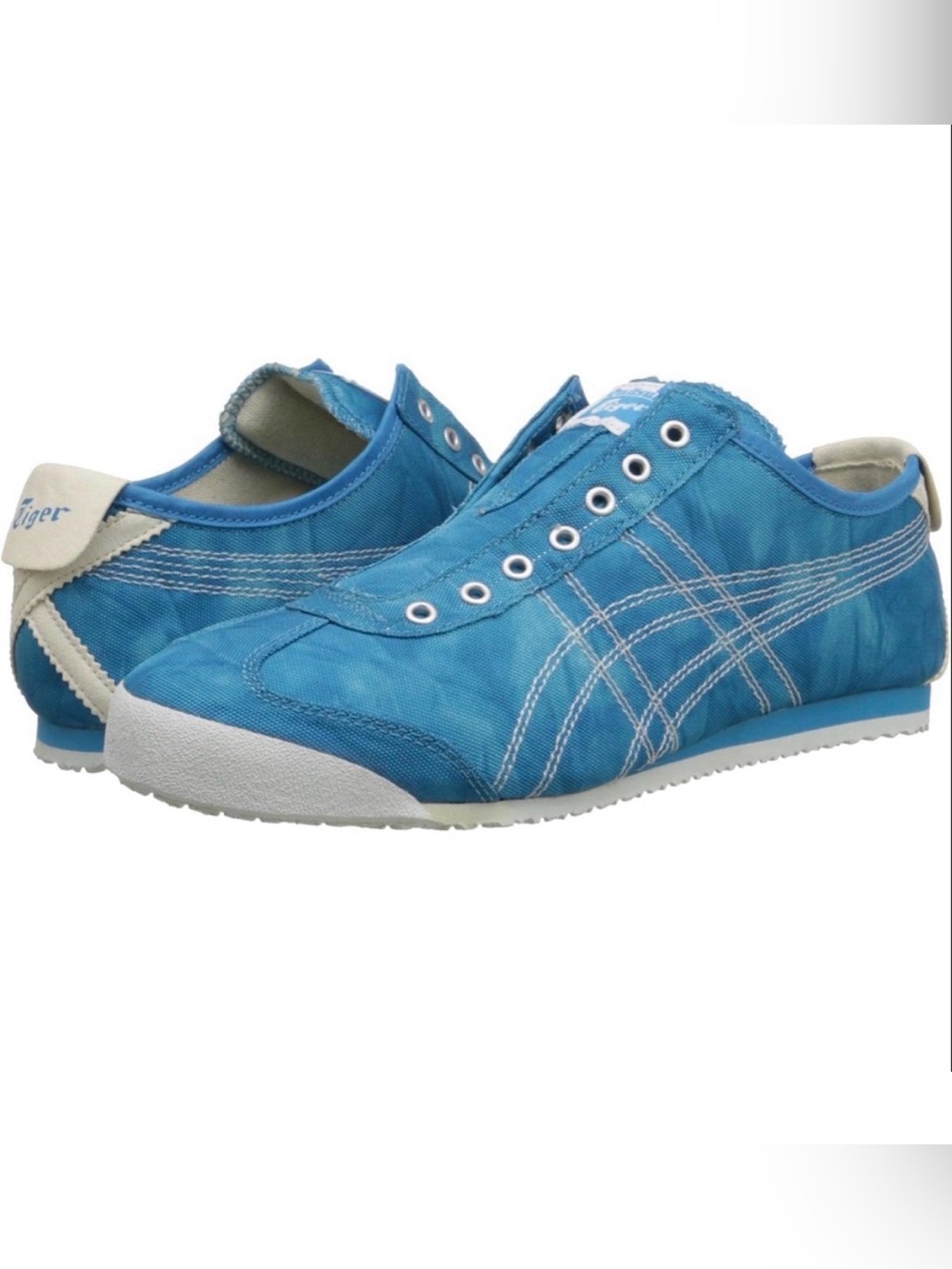 Onitsuka Tiger by ASICS Mexico 66 Slip-On Sneakers – Turquoise Blue – Size 8